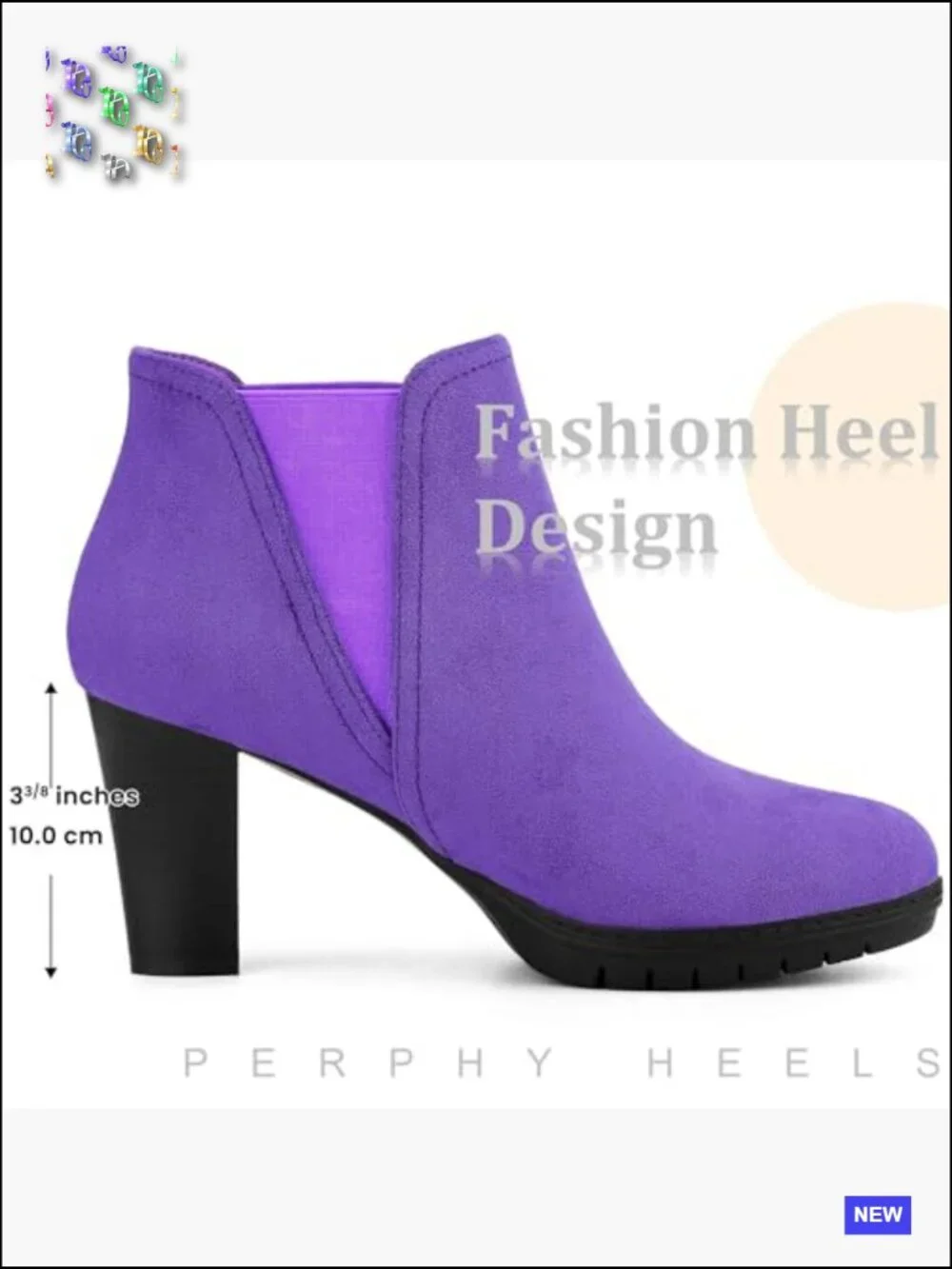Chelsea Ankle Booties Lug Sole Chunky Heel Platform Boots Women's Size M